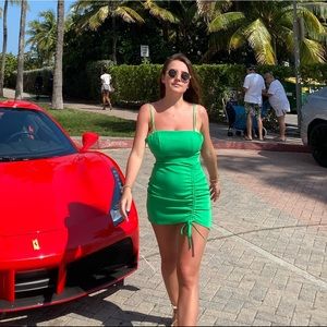 Revolve green dress!